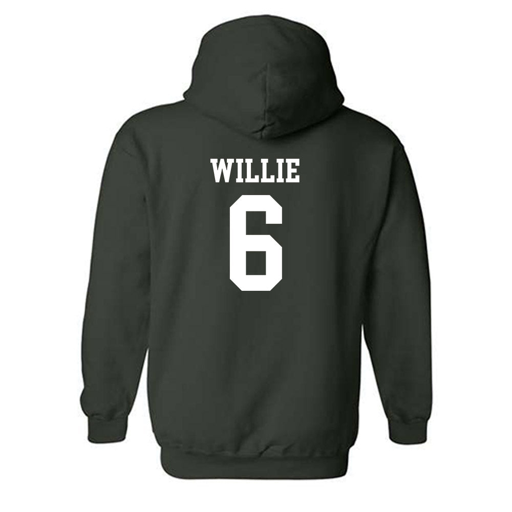 Michigan State - NCAA Football : Ade Willie - Classic Shersey Hooded Sweatshirt-1
