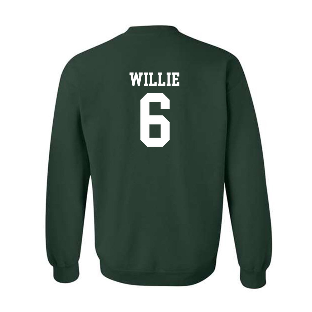 Michigan State - NCAA Football : Ade Willie - Classic Shersey Crewneck Sweatshirt-1