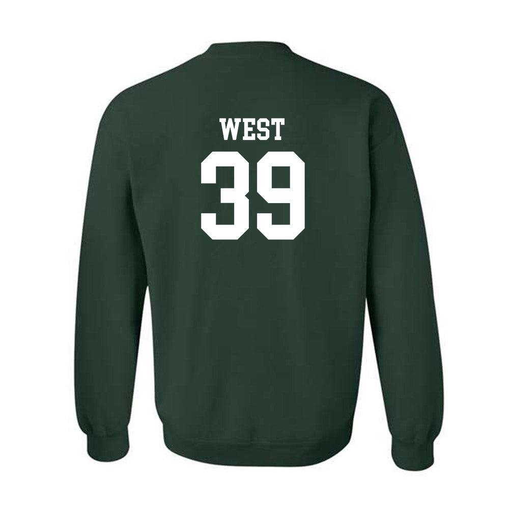 Michigan State - NCAA Football : Elisha West - Classic Shersey Crewneck Sweatshirt-1