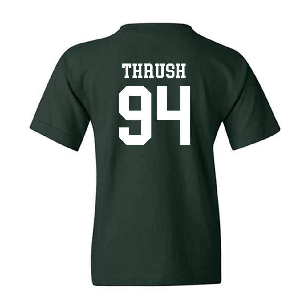 Michigan State - NCAA Football : Cal Thrush - Classic Shersey Youth T-Shirt-1