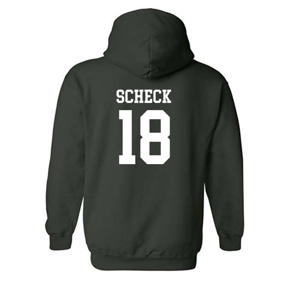 Michigan State - NCAA Women's Volleyball : Breccan Scheck - Classic Shersey Hooded Sweatshirt-1