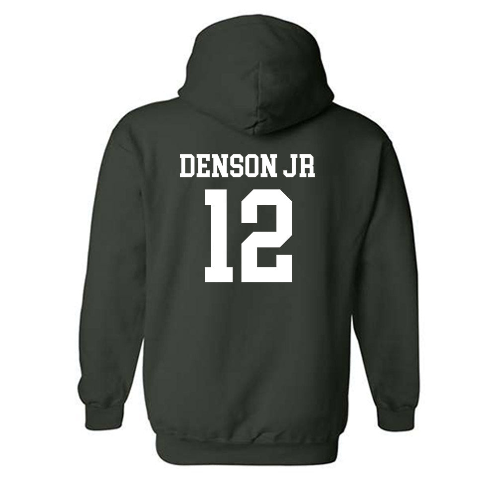 Michigan State - NCAA Football : Justin Denson Jr - Classic Shersey Hooded Sweatshirt-1