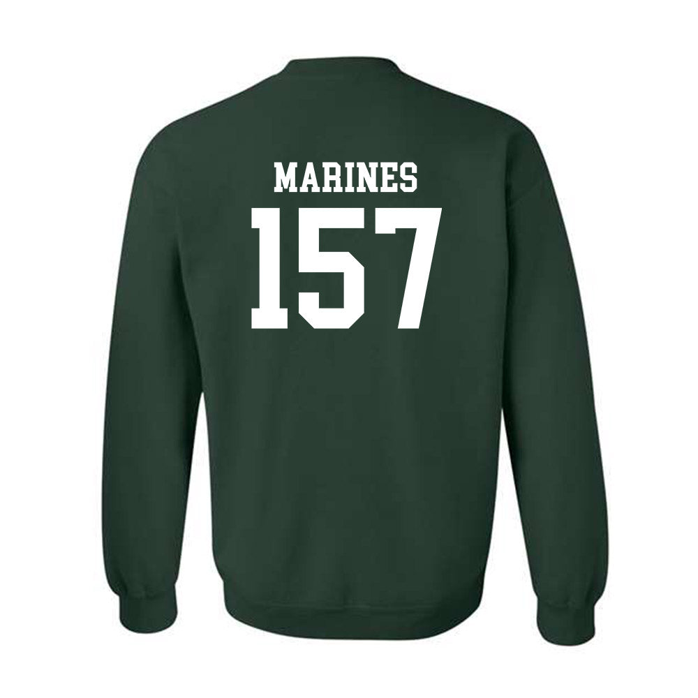 Michigan State - NCAA Wrestling : Darius Marines - Classic Shersey Crewneck Sweatshirt-1