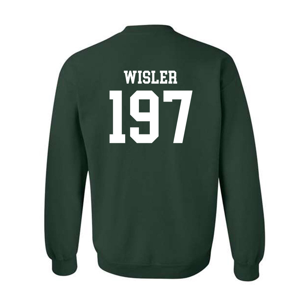 Michigan State - NCAA Wrestling : Kael Wisler - Classic Shersey Crewneck Sweatshirt-1