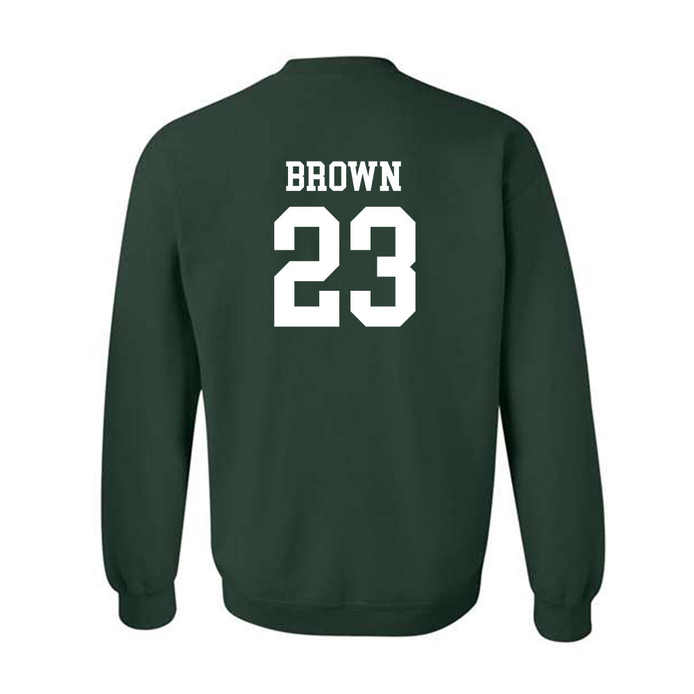 Michigan State - NCAA Women's Basketball : Jalyn Brown - Classic Shersey Crewneck Sweatshirt-1