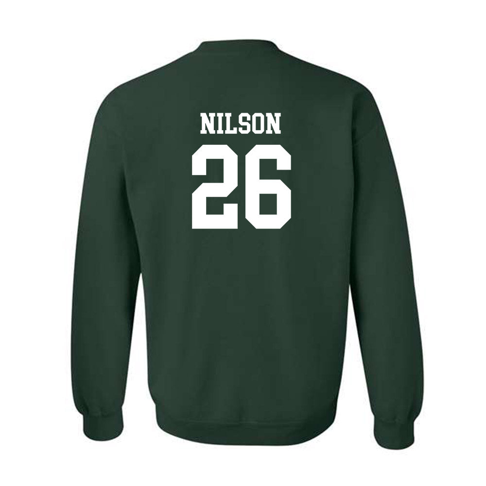 Michigan State - NCAA Men's Ice Hockey : Eric Nilson - Classic Shersey Crewneck Sweatshirt-1