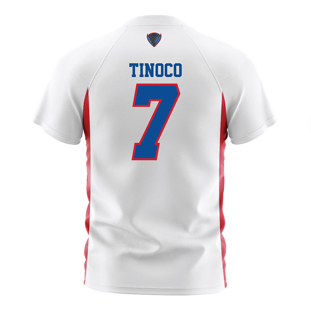 DePaul - NCAA Men's Soccer : Sam Tinoco - White Soccer Jersey-1