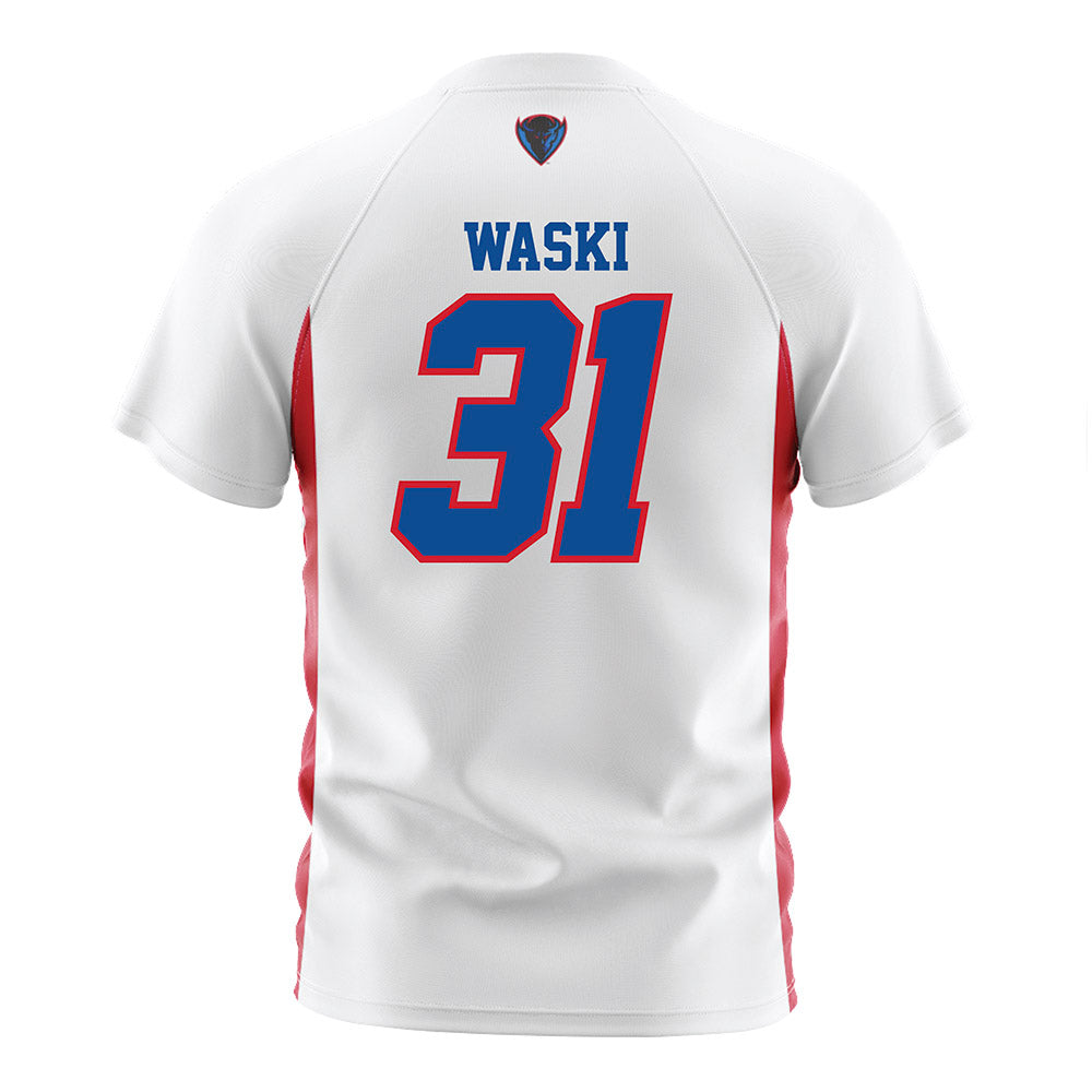 DePaul - NCAA Men's Soccer : Jayden Waski - White Soccer Jersey-1