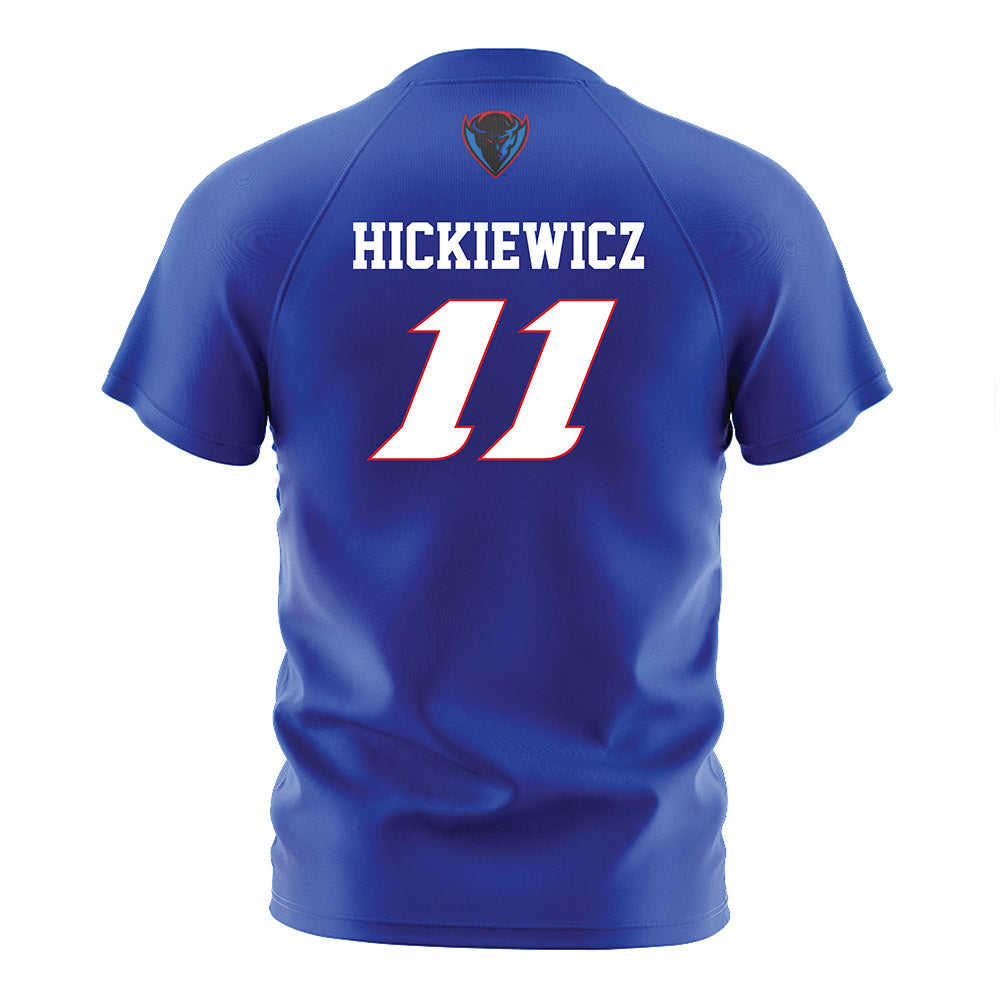 DePaul - NCAA Men's Soccer : Daniel Hickiewicz - Blue Soccer Jersey-1