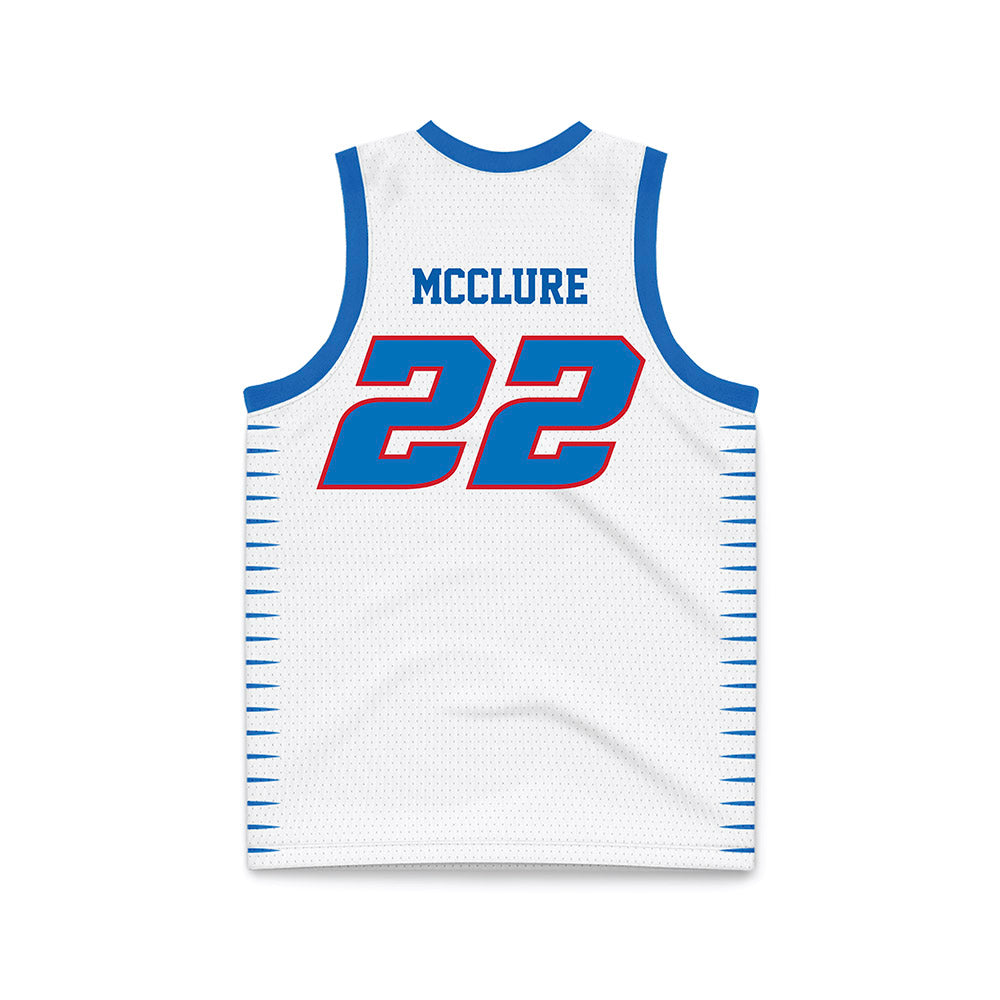 DePaul - NCAA Men's Basketball : Kruz McClure - White Basketball Jersey-1