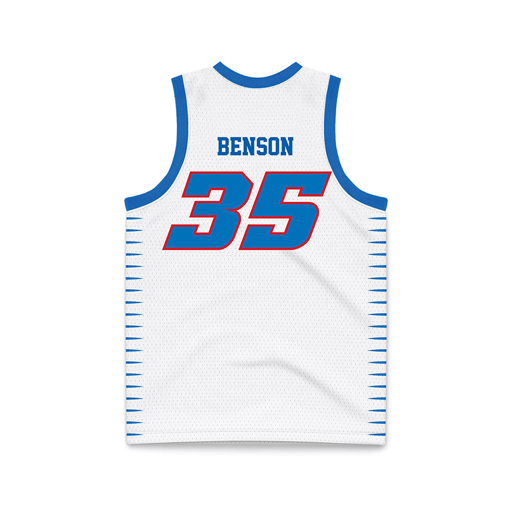 DePaul - NCAA Men's Basketball : NJ Benson - White Basketball Jersey
