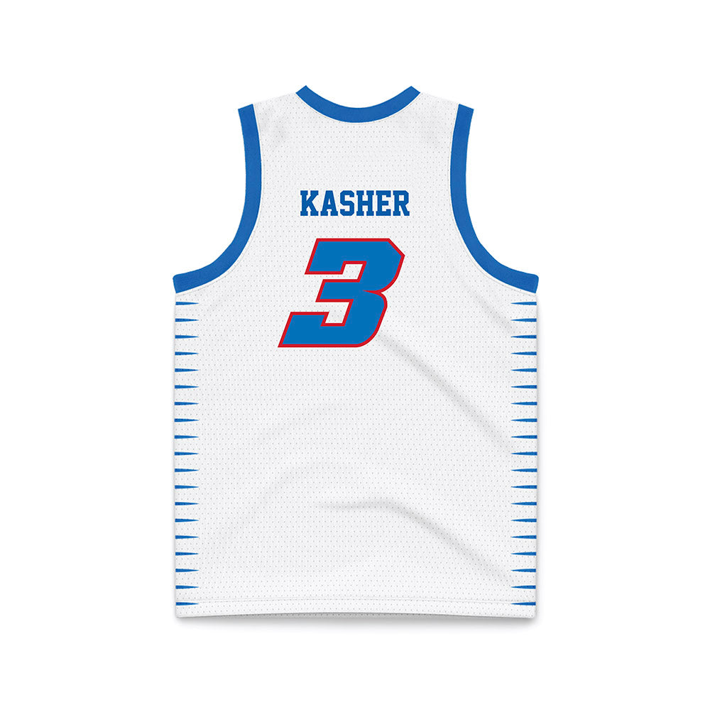 DePaul - NCAA Men's Basketball : Nate Kasher - White Basketball Jersey