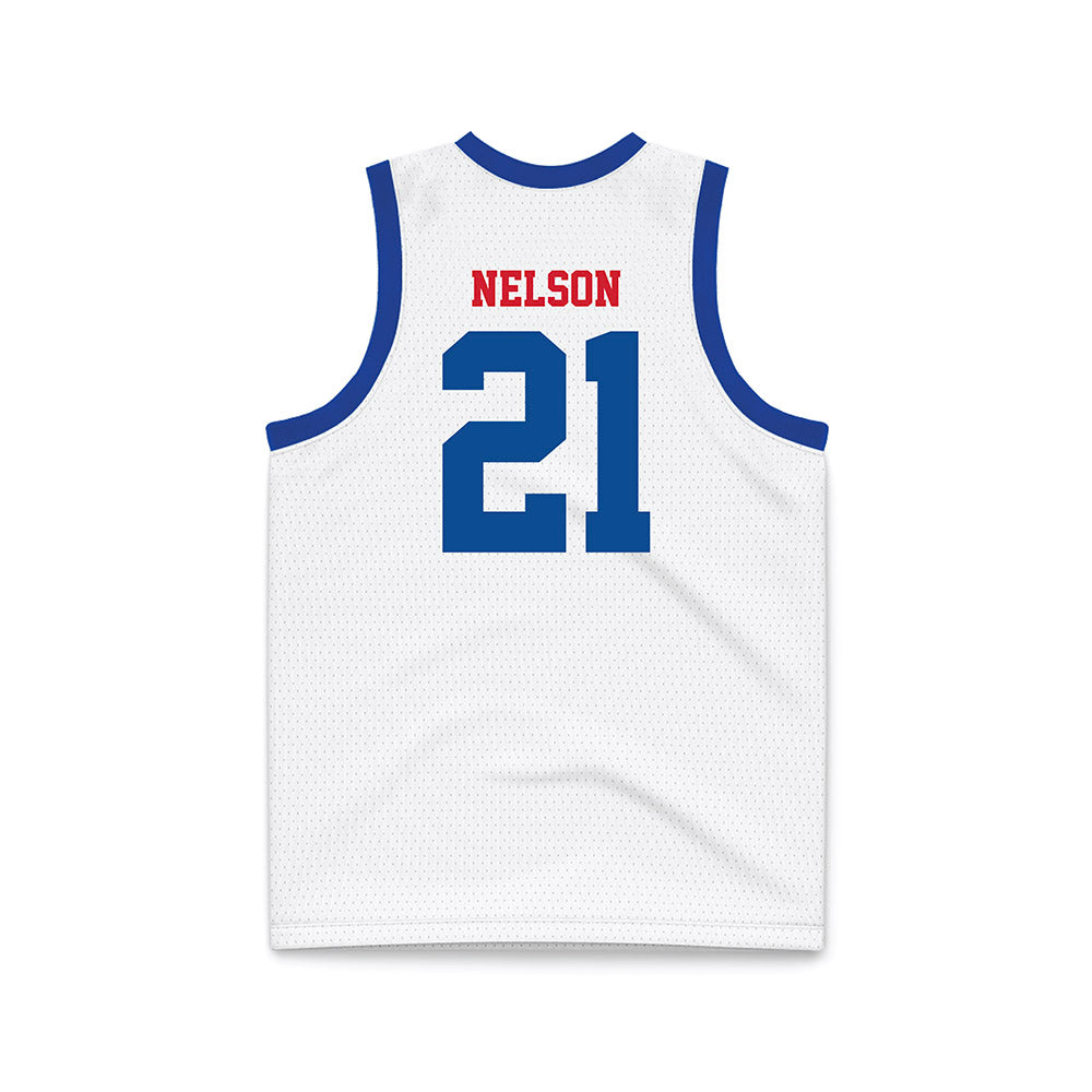 DePaul - NCAA Women's Basketball : Natiah Nelson - White Basketball Jersey-1