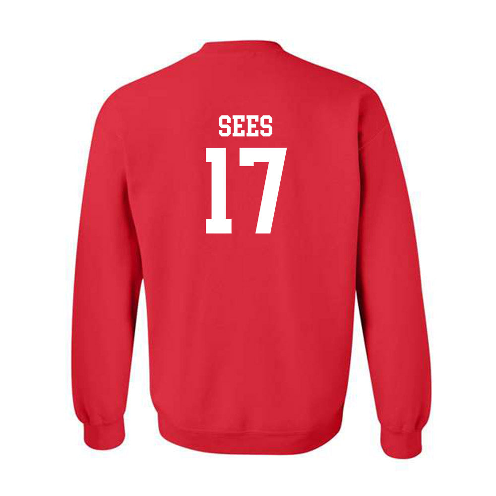 Nebraska - NCAA Women's Soccer : Jo Sees - Classic Shersey Crewneck Sweatshirt-1