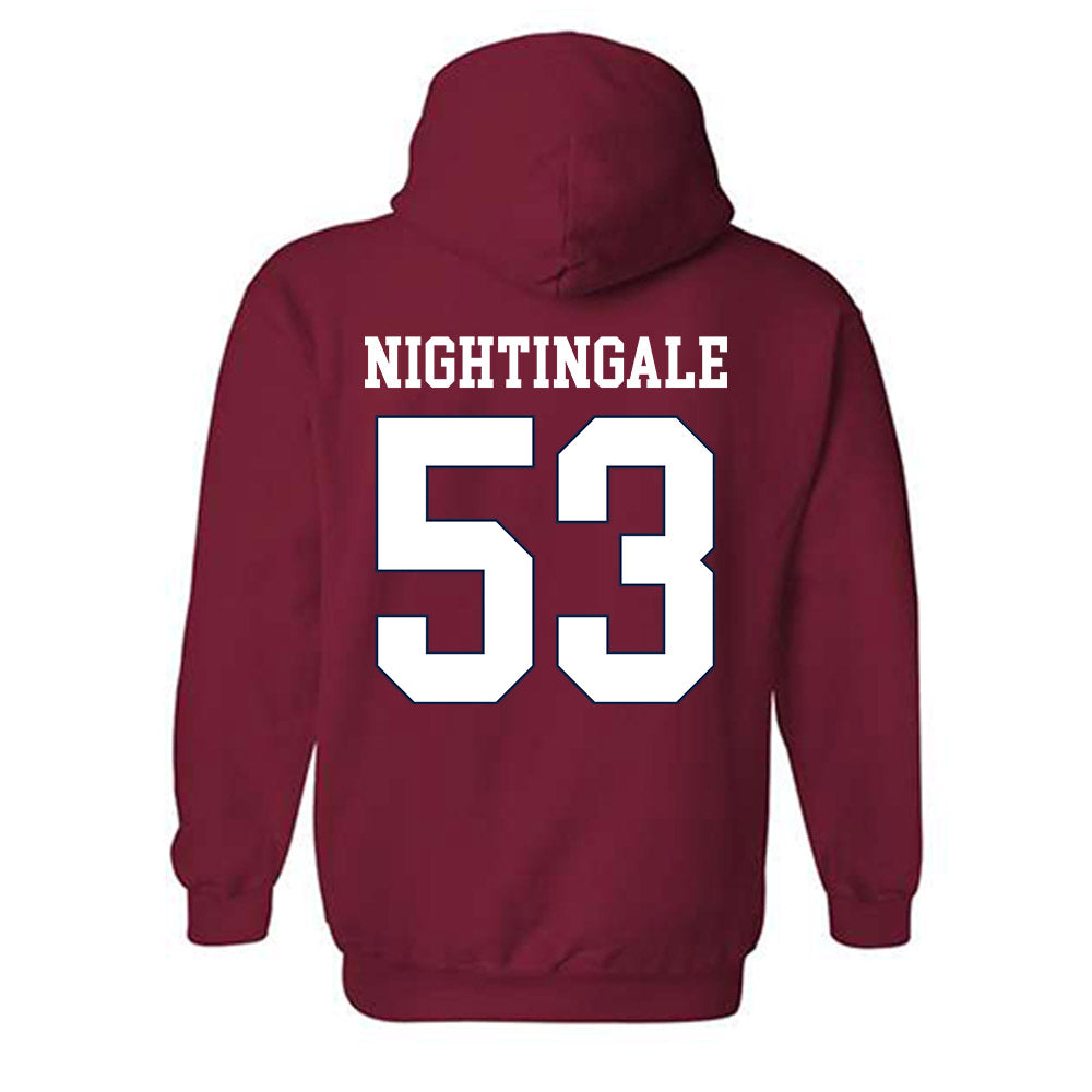 Ole Miss - NCAA Football : Trey Nightingale - Classic Shersey Hooded Sweatshirt-1