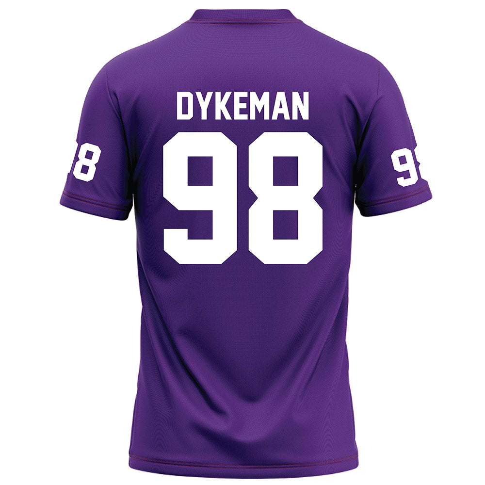 Furman - NCAA Football : Maddox Dykeman - Purple Football Jersey-1
