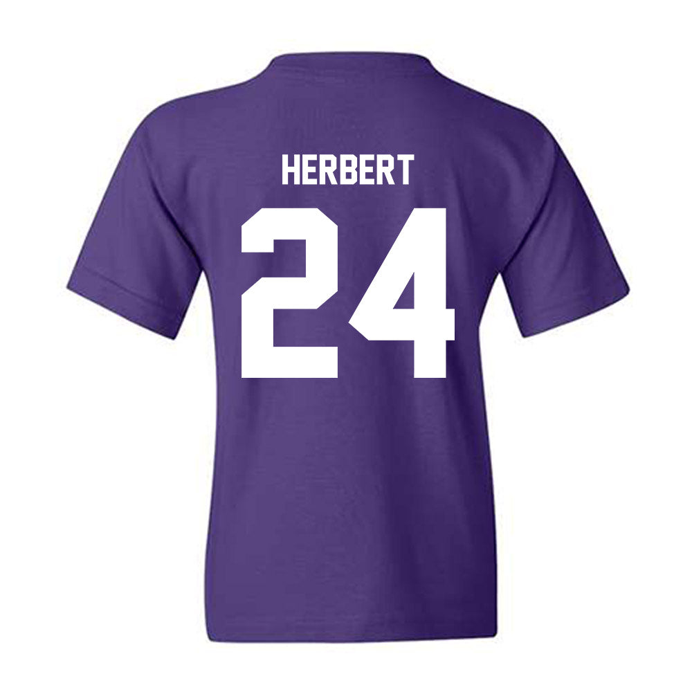 Furman - NCAA Football : Raleigh Herbert - Replica Shersey Youth T-Shirt-1