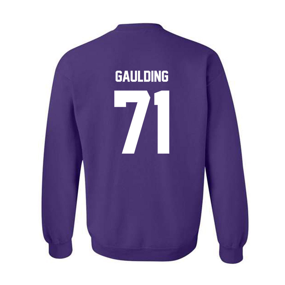 Furman - NCAA Football : Edwin Gaulding - Replica Shersey Crewneck Sweatshirt-1
