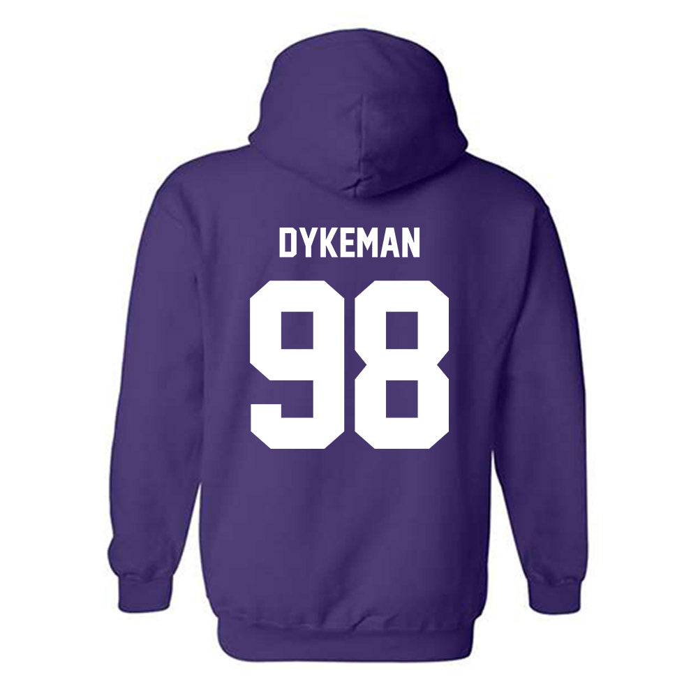 Furman - NCAA Football : Maddox Dykeman - Replica Shersey Hooded Sweatshirt-1