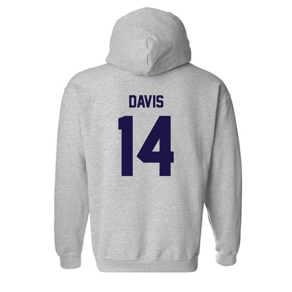 Furman - NCAA Football : Isaiah Davis - Classic Shersey Hooded Sweatshirt-1