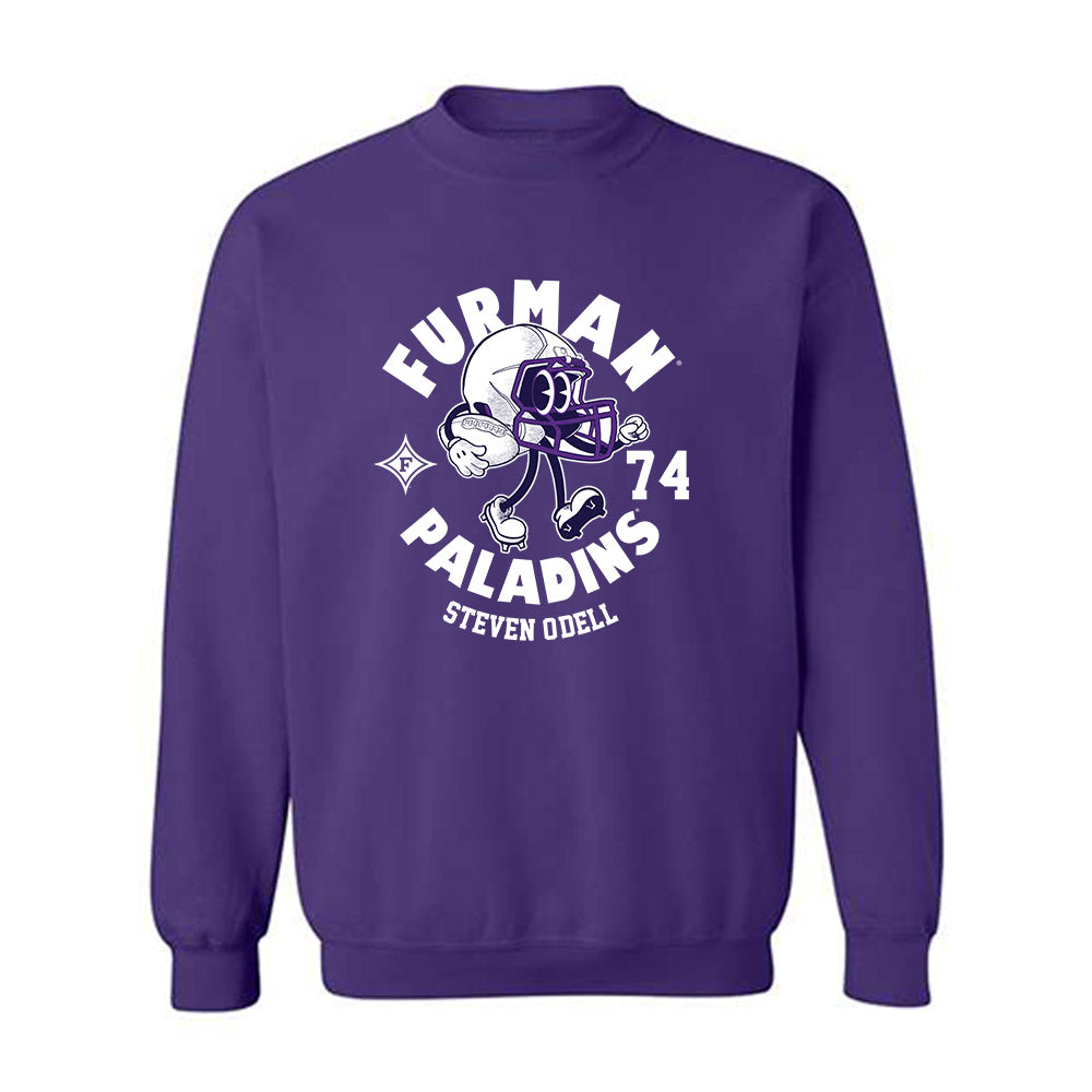 Furman - NCAA Football : Steven O'Dell - Fashion Shersey Crewneck Sweatshirt
