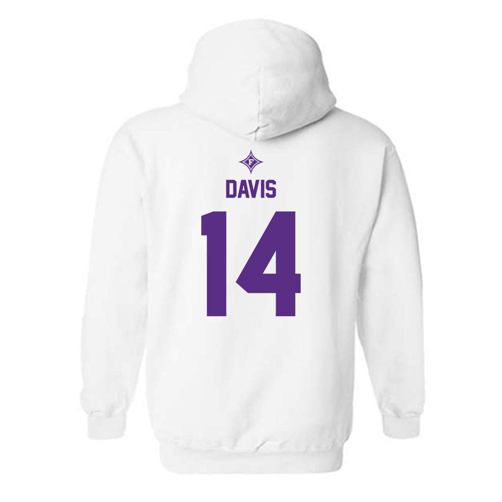 Furman - NCAA Football : Isaiah Davis - Sports Shersey Hooded Sweatshirt-1
