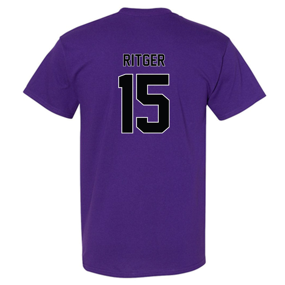 Furman - NCAA Men's Basketball : Owen Ritger - Replica Shersey T-Shirt-1