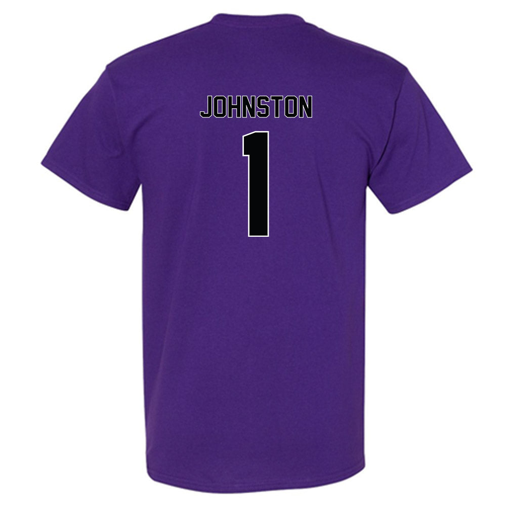 Furman - NCAA Men's Basketball : Charles Johnston - Replica Shersey T-Shirt-1