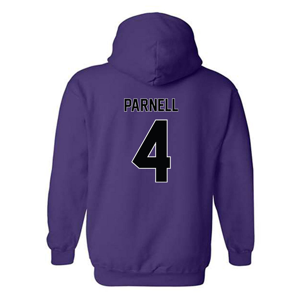 Furman - NCAA Women's Basketball : Kyraha Parnell - Replica Shersey Hooded Sweatshirt-1