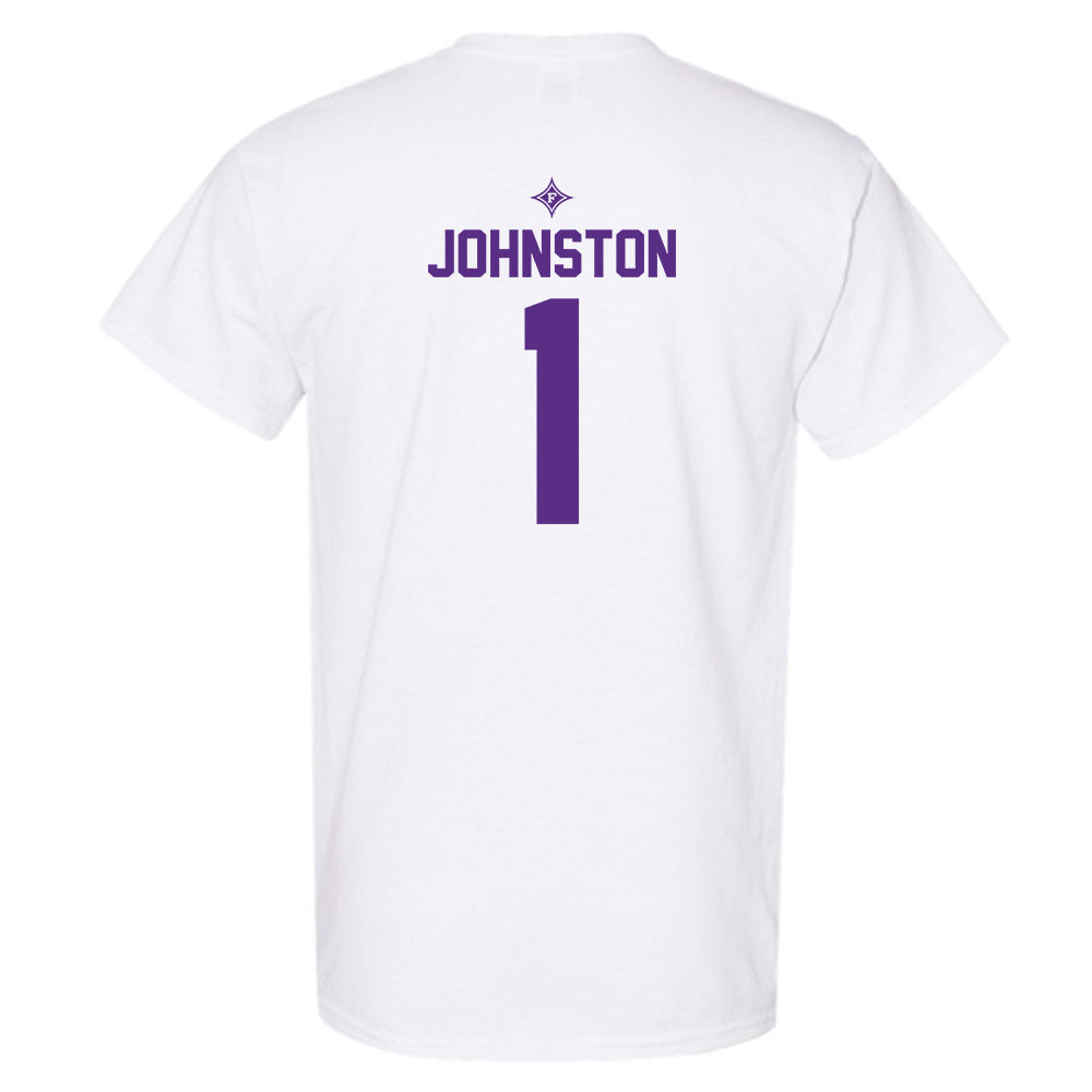 Furman - NCAA Men's Basketball : Charles Johnston - Sports Shersey T-Shirt-1