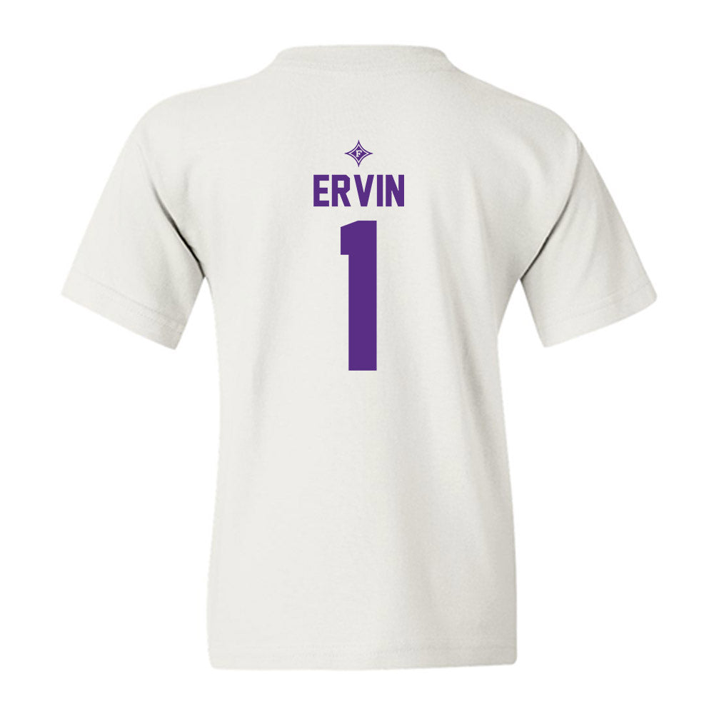 Furman - NCAA Women's Basketball : Alyssa Ervin - Sports Shersey Youth T-Shirt-1