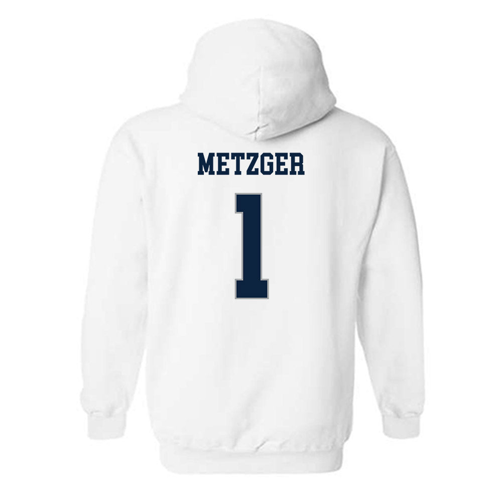Xavier - NCAA Women's Lacrosse : Mackenzie Metzger - Classic Shersey Hooded Sweatshirt-1