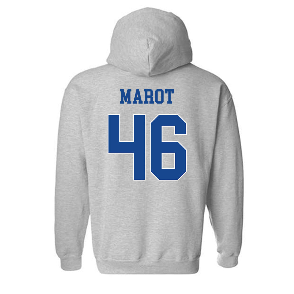 Seton Hall - NCAA Baseball : Jordan Marot - Classic Shersey Hooded Sweatshirt-1