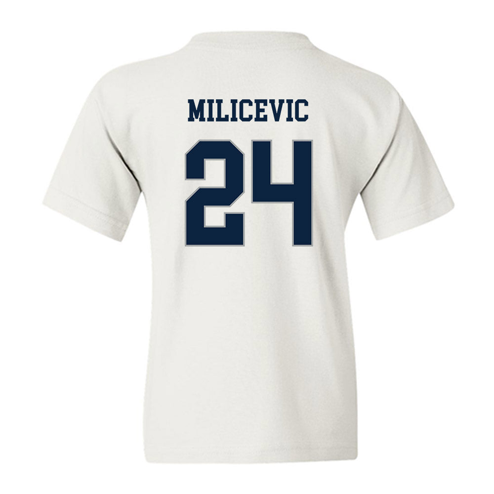 Xavier - NCAA Men's Basketball : Jovan Milicevic - Classic Shersey Youth T-Shirt-1