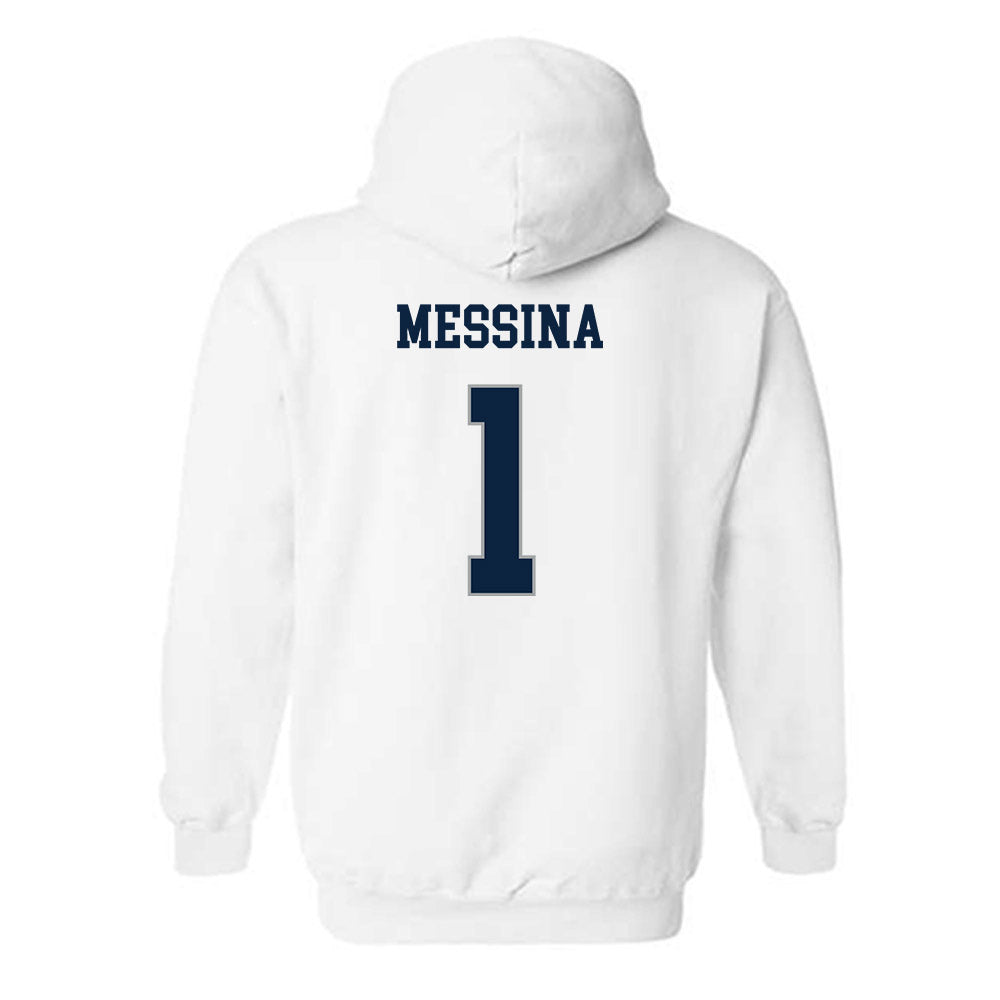 Xavier - NCAA Men's Basketball : Malik Messina - Classic Shersey Hooded Sweatshirt-1