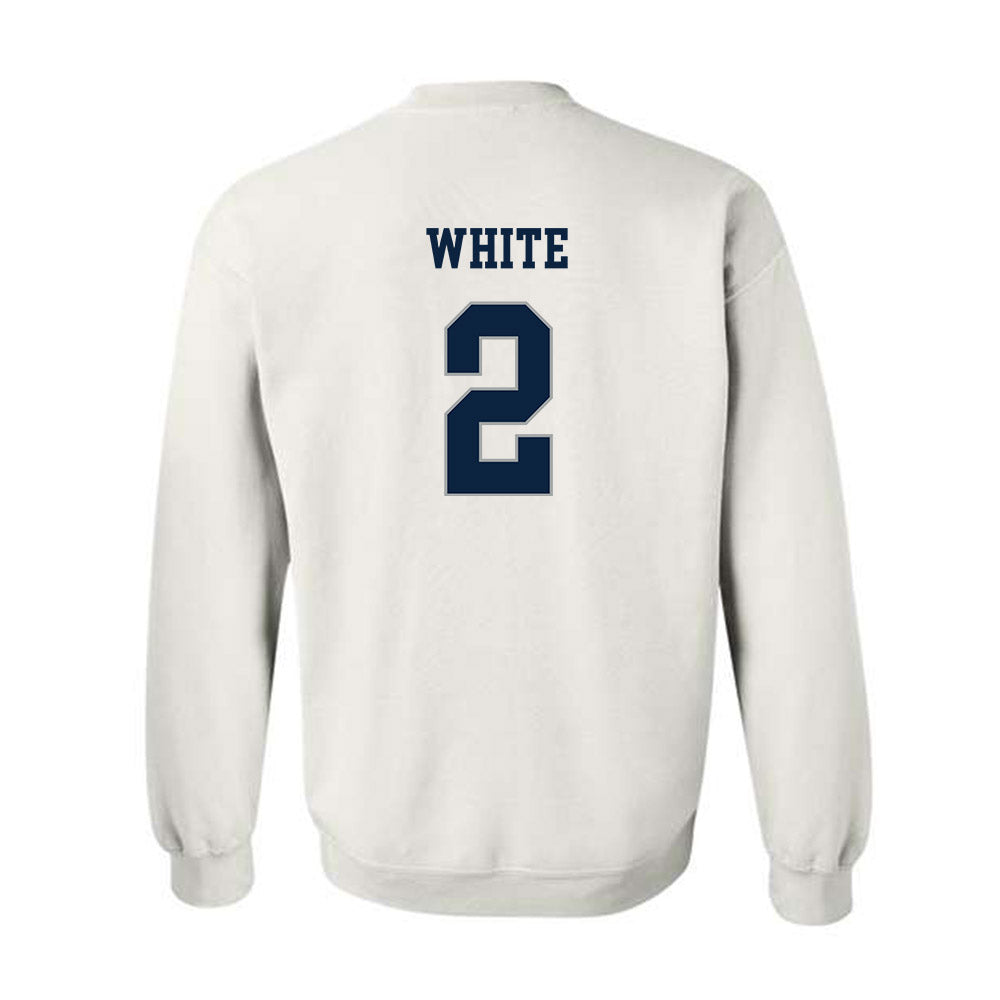 Xavier - NCAA Women's Basketball : Savannah White - Classic Shersey Crewneck Sweatshirt-1