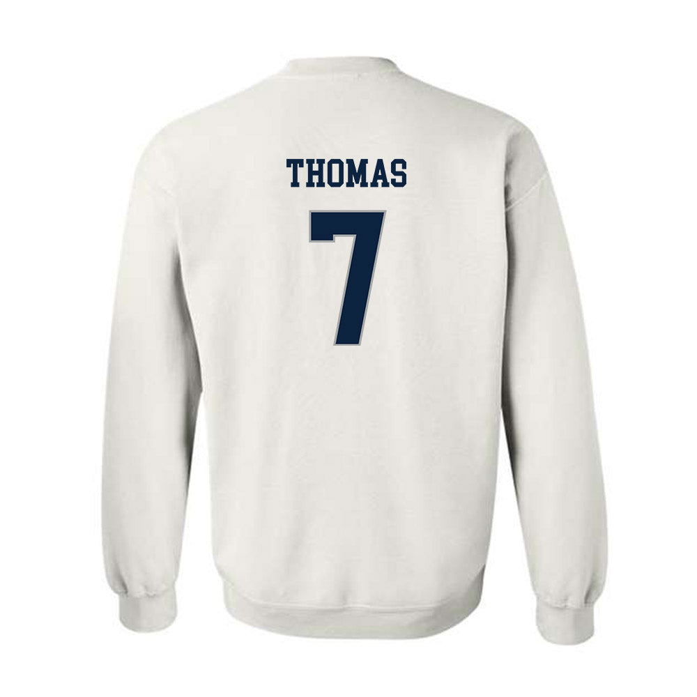 Xavier - NCAA Baseball : Tanner Thomas - Classic Shersey Crewneck Sweatshirt-1