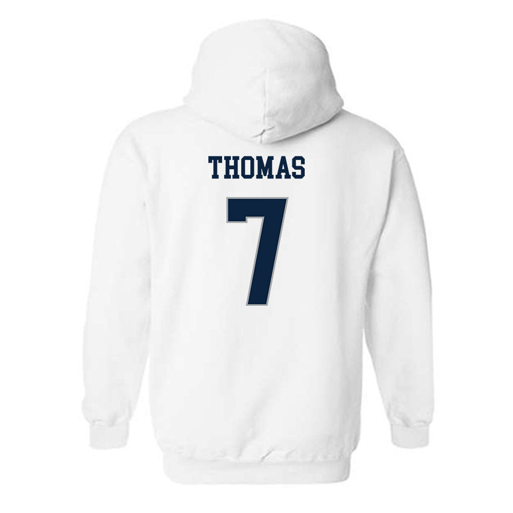 Xavier - NCAA Baseball : Tanner Thomas - Classic Shersey Hooded Sweatshirt-1