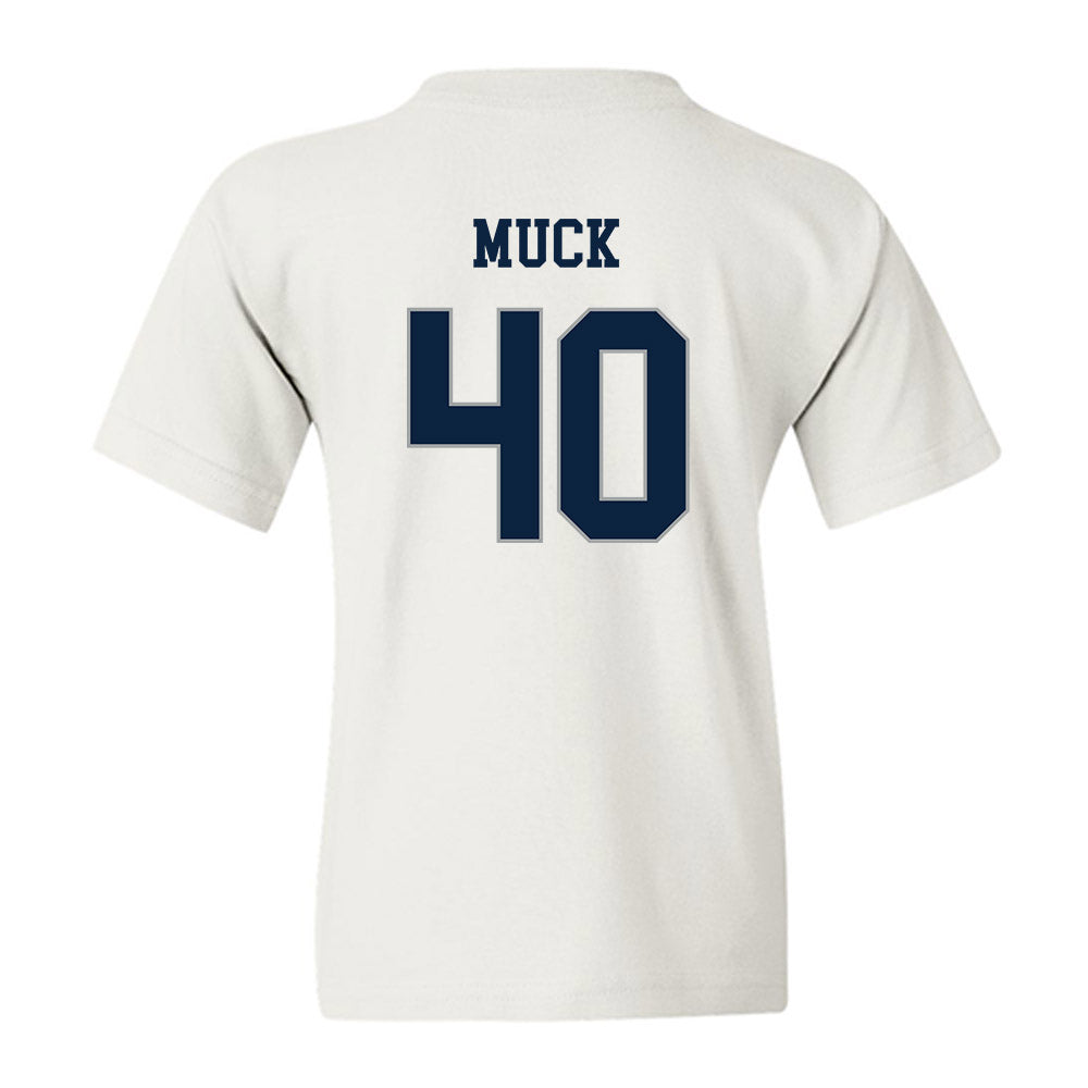 Xavier - NCAA Baseball : Karter Muck - Classic Shersey Youth T-Shirt-1