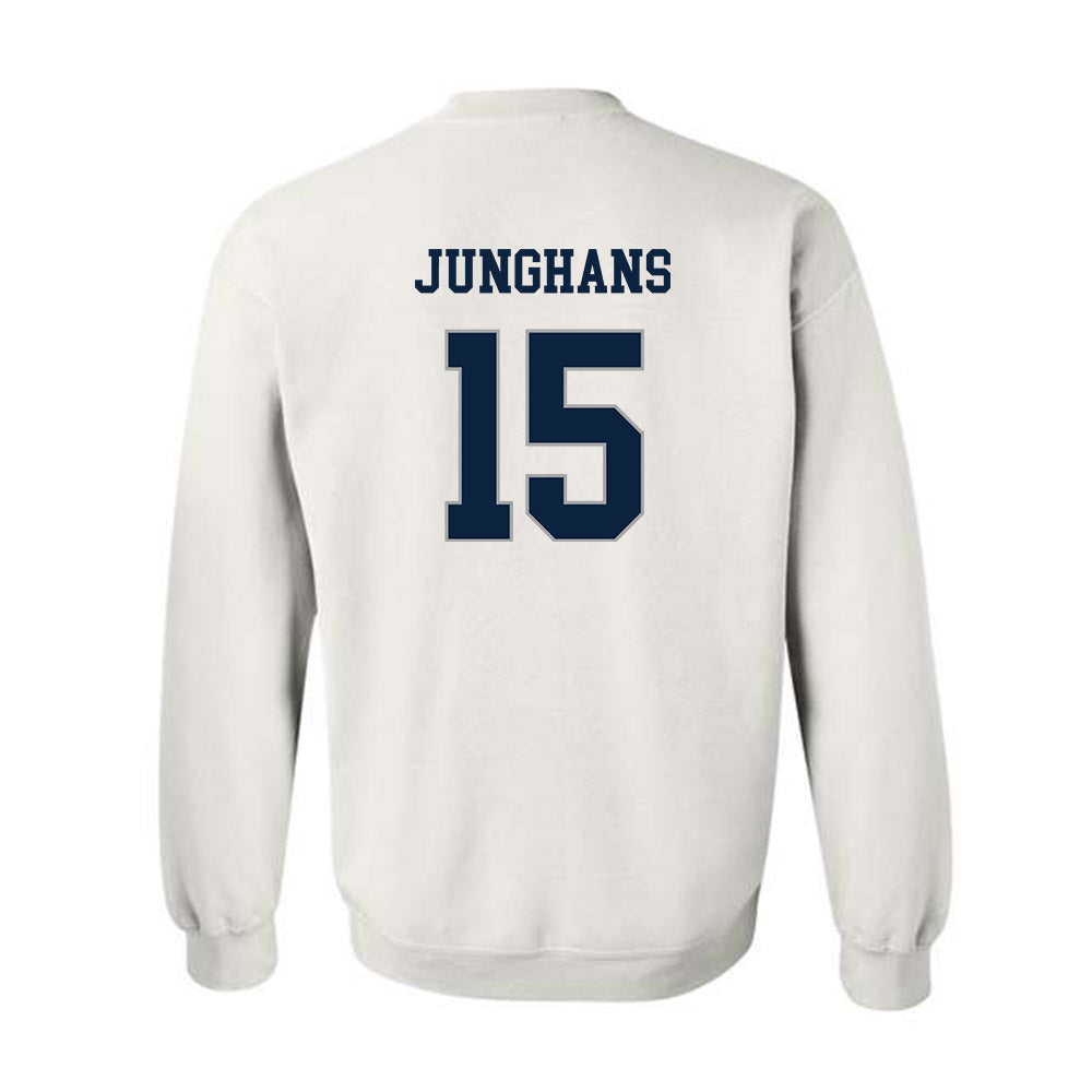 Xavier - NCAA Baseball : Alex Junghans - Classic Shersey Crewneck Sweatshirt-1