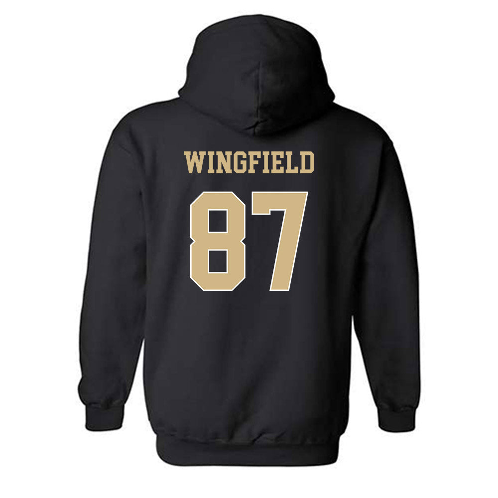 Wake Forest - NCAA Football : Charlie Wingfield - Classic Shersey Hooded Sweatshirt-1