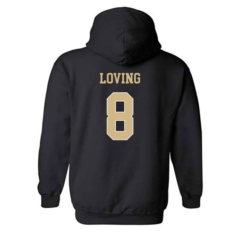Wake Forest - NCAA Football : Jayden Loving - Classic Shersey Hooded Sweatshirt-1