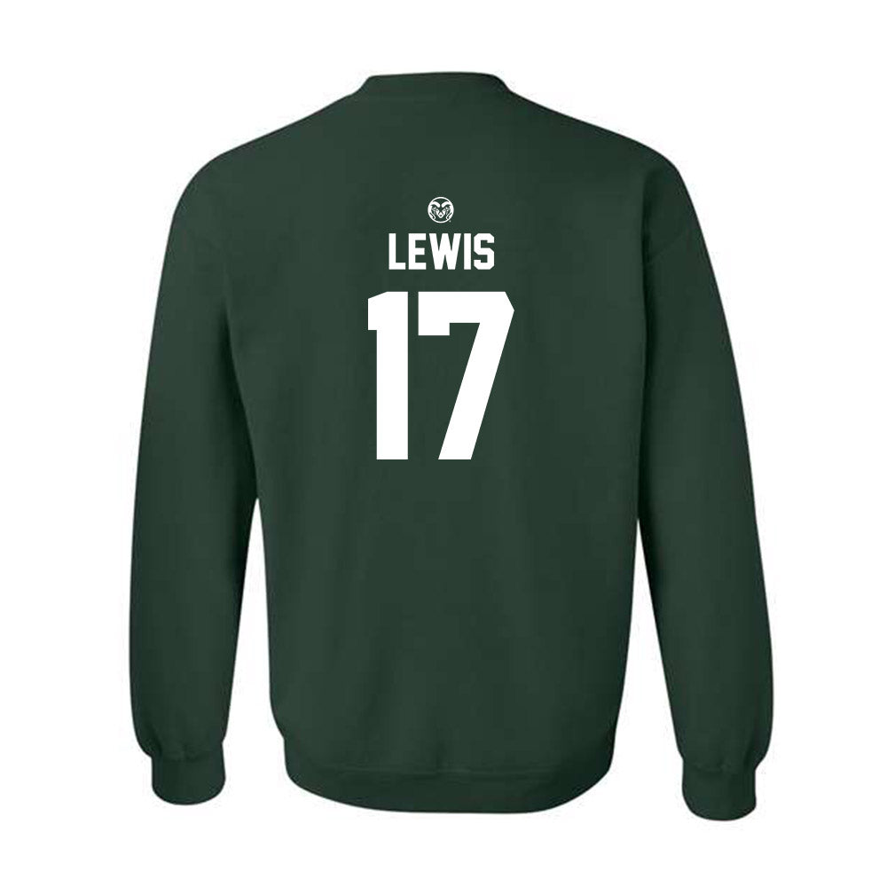 Colorado State - NCAA Football : Tyler Lewis - Crewneck Sweatshirt-1