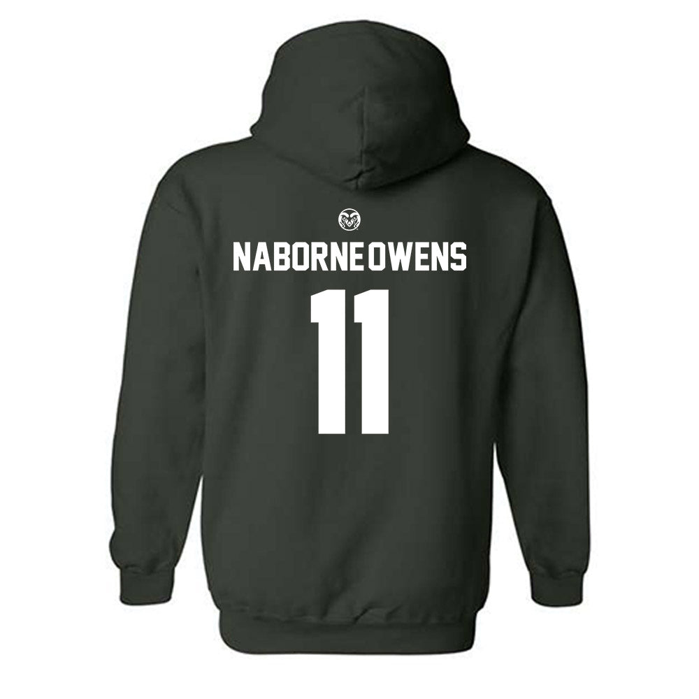Colorado State - NCAA Football : Jeremy Naborne-Owens - Hooded Sweatshirt-1