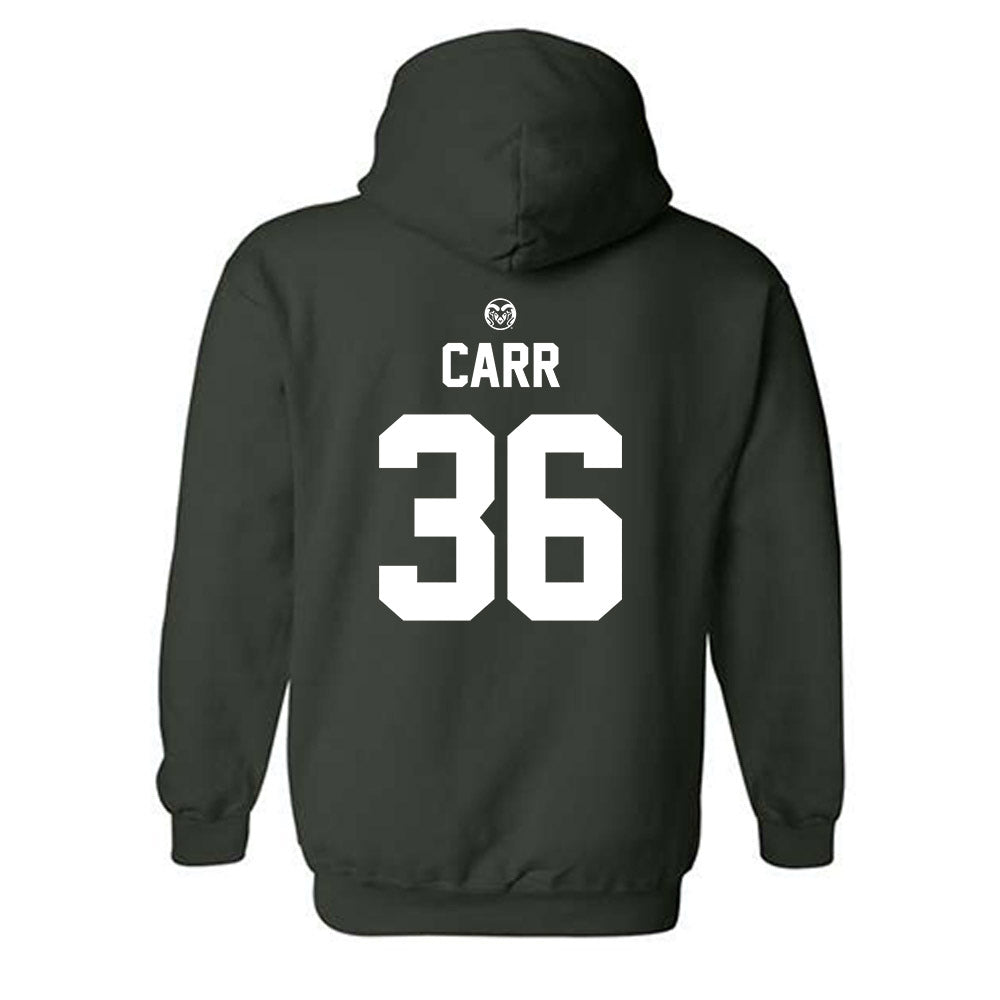 Colorado State - NCAA Football : Casey Carr - Hooded Sweatshirt-1