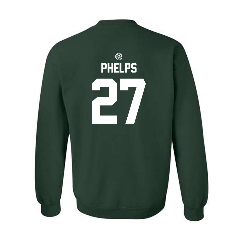 Colorado State - NCAA Football : Dylan Phelps - Crewneck Sweatshirt-1