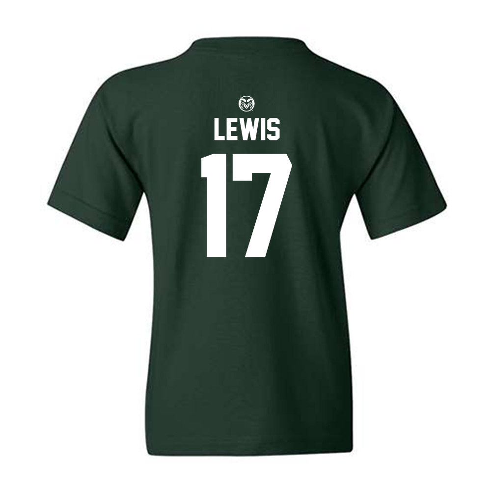 Colorado State - NCAA Football : Tyler Lewis - Youth T-Shirt-1