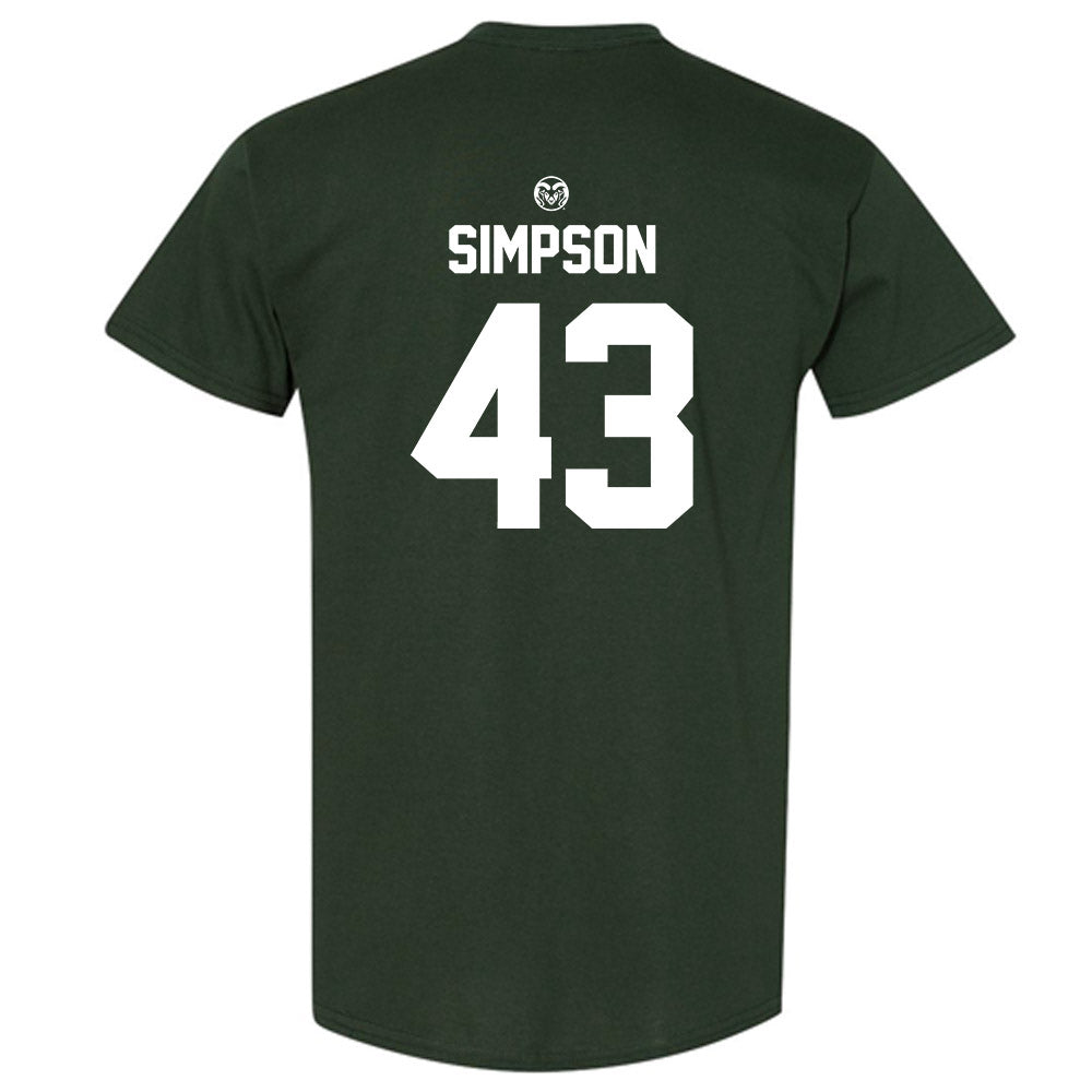 Colorado State - NCAA Women's Volleyball : Riley Simpson - T-Shirt-1
