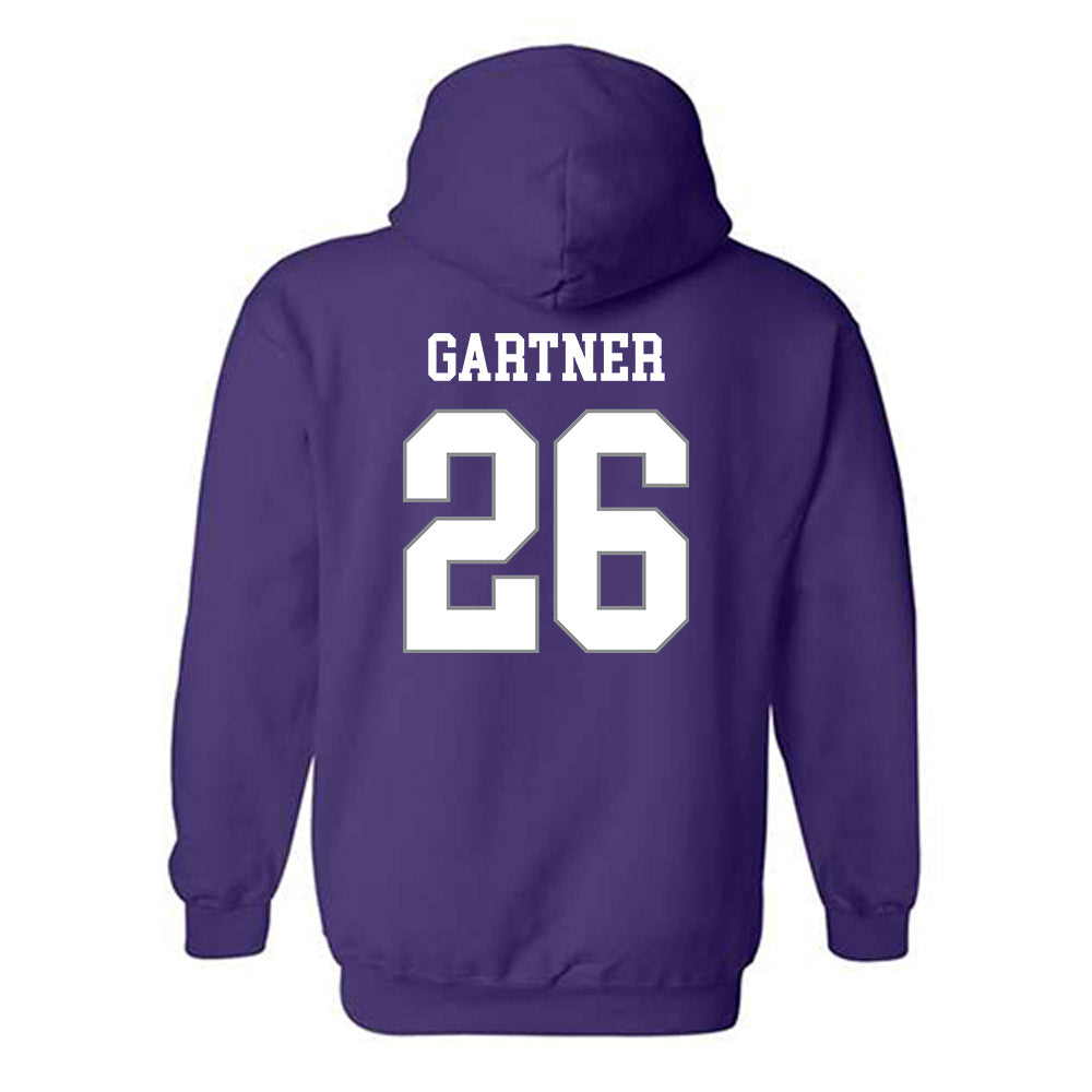 Kansas State - NCAA Baseball : Noah Gartner - Classic Shersey Hooded Sweatshirt-1