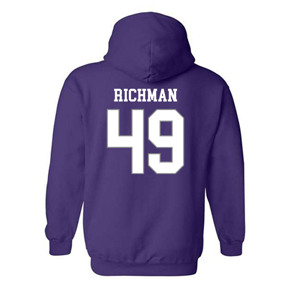 Kansas State - NCAA Football : Maguire Richman - Classic Shersey Hooded Sweatshirt-1